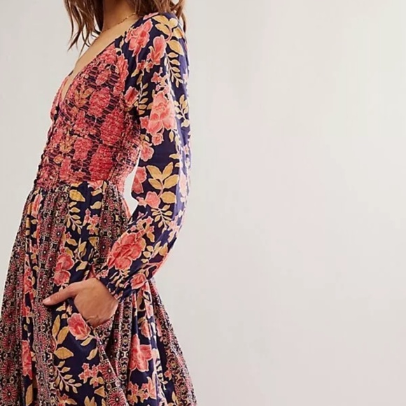 Free People A New Way Maxi Dress Size L - Picture 2 of 9